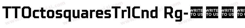 TTOctosquaresTrlCnd Rg字体转换